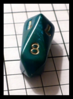 Dice : Dice - 8D - Crystal Caste Turquoise - FA collection buy Dec 2010